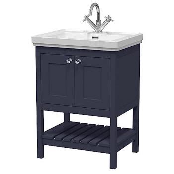 Eastlake Dover Indigo Blue Traditional Freestanding Vanity Unit & Basin