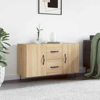 Aparador de madera de ingeniería 100x36x60 cm, Mueble de Almacenaje de Salón