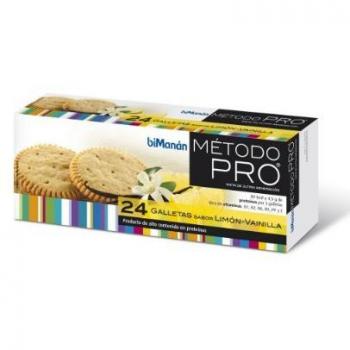 Bimanan Pro Galletas de Limón-Vainilla de 24 unidades