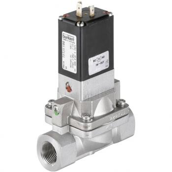 FKM G1/2'' NO Solenoid Valve 110VAC Stainless Steel 0.2-12bar