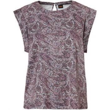 BOSS ORANGE Bluse 'C_Ieaska' mit elegantem Paisley-Muster