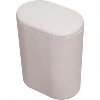 Compact 8L Oval Trash Can for Efficient Waste Sorting