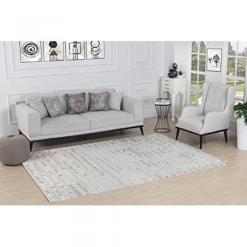Beige Polka Dot Scandinavian Area Rug
