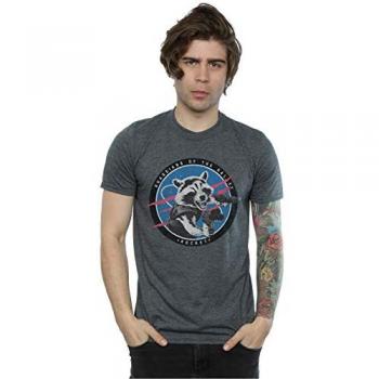 Rocket Rider T-Shirt – Guardians of the Galaxy, Men’s Grey