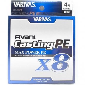 Filo Varivas New Avani Max Power Casting X8 400m 4 Fili 64lb