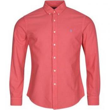 Chemise Polo Ralph Lauren Slim Fit en Rouge Oxford