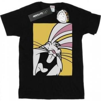 Looney Tunes Cotton T-shirt with Laughing Bugs Bunny for Girls