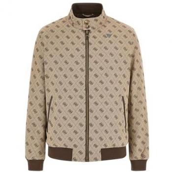 Chaqueta Casual de Guía Guess 4G Marrón