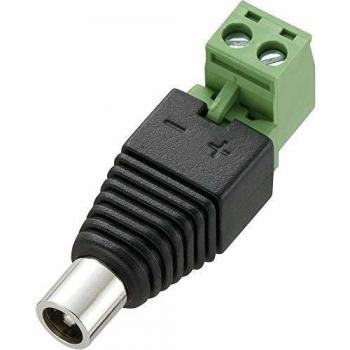 Niedervolt-Steckerbuchse TRU Components DC‑11F – gerade 5,5 × 5