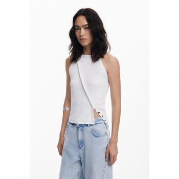 Camisa Blanca Desigual Abertura Mujer