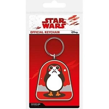 Bague porte-clés Star Wars : Les Derniers Jedi – Porg gommée