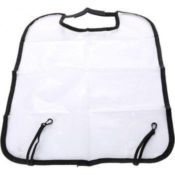 Back Seat Cover for Kids, Car Protection Mat, Black/Blue