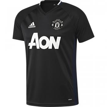 Adidas Herren MU Trikot Schwarz-College Navy Chalk White L