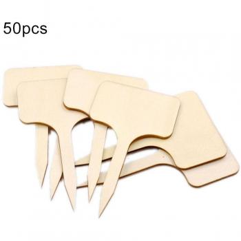 Étiquettes de croissance en bois pour fleurs