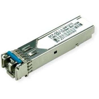VALUE SFP Modul (MiniGBIC) LX/LC, 1/1,25G Netzwerk-Switch (Single Mode 1310nm, max. 2km)