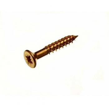 Heavy-Duty Pozidriv Twinthread Wood Screws Countersunk EB No. 8 x 1 1/4 Inch (Pack of 2400)