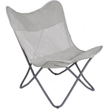 Silla Plegable para Playa Textil Natural Butterfly 77,5×81×89 cm