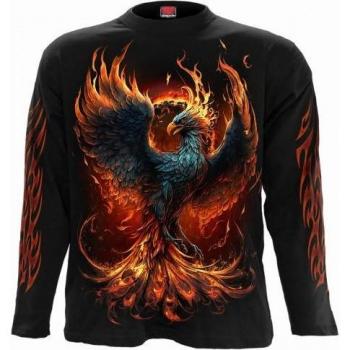 Ashes Reborn Long Sleeve Shirt – Direttamente in nero XXL