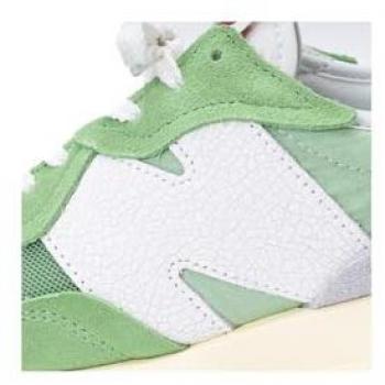 New Balance Unisex 327 in Grün, Suede/Mesh, Größe 44.5