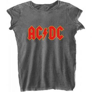 AC/DC Ladies Burnout Charcoal T‑Shirt