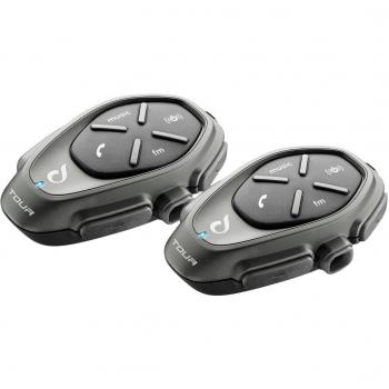 Intercomunicador Bluetooth para moto, pack de 2