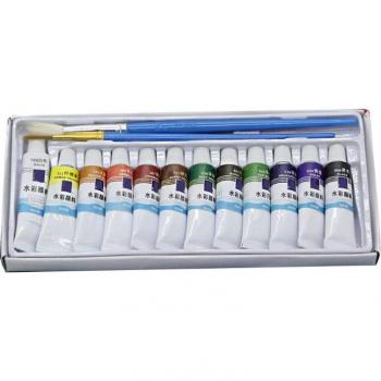 Set 12 tubes 12 ml – Couleurs aquarelles premium pour artistes