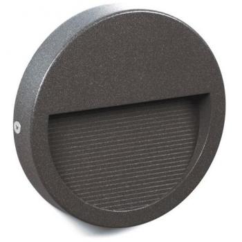 Aplique LED Slim 4W IP65 Antracita 3000K