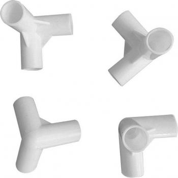 Accessoires de rechange 4/9 pour gazebo 3x3m, connecteurs centraux et coins, diamètre 25/19mm E2S
