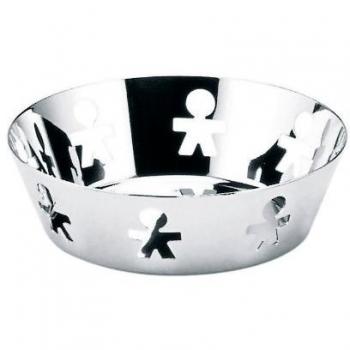 Corbeille ronde ALESSI Girotondo acier inoxydable