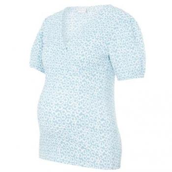 Robe de Grossesse Mamalicious Courte Bleu