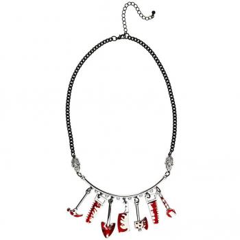 Collar de Halloween de Herramientas Sanguinolentas
