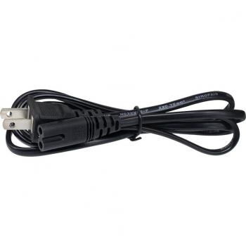 Cable de alimentación estándar de 2 puntas de 1.2m para TV LED y dispositivos electrónicos Samsung, LG, Asus, Sony y TCL