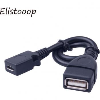 Cable Adaptador Micro USB Hembra Elistooop para Smartphones y Tablets Android (Samsung, HTC, Huawei, Mate, Xiaomi)