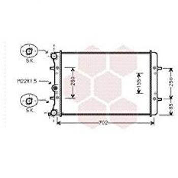 Radiateur Moteur Volkswagen Golf IV 2.3 20v / 2.8 / 3.2 (1999-2003)