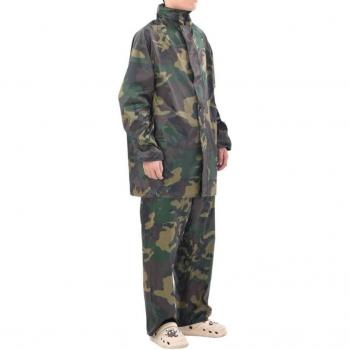 Combinaison anti-pluie à capuchon homme en camouflage XL