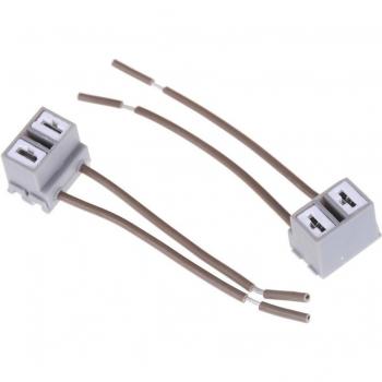 2Pcs H7 Bulb Wiring Harness for Auto Lights
