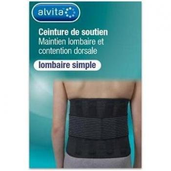 Alvita Faja Compacta Lumbar 26 cm, Talla 3 – Confort Inmediato