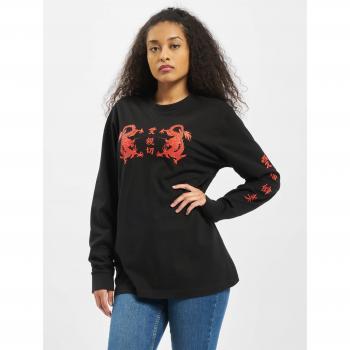 Women’s Black Long Sleeve Tshirt with Mister Tee Letter, Size XS
