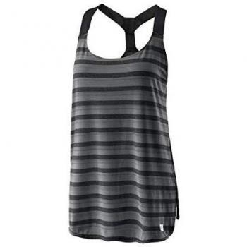 Wilson Damen Tanktop, CONTROL TANK, Polyester/Spandex, Schwarz, Größe XL, WRA780202XL
