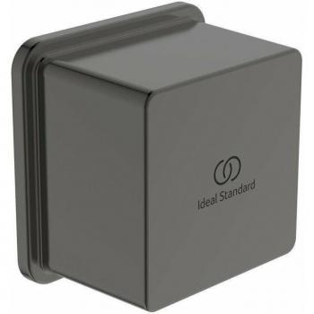 Ideal Standard Wandanschlussbogen eckig BC772A5 UP, aus Metall, in magnetisch grau