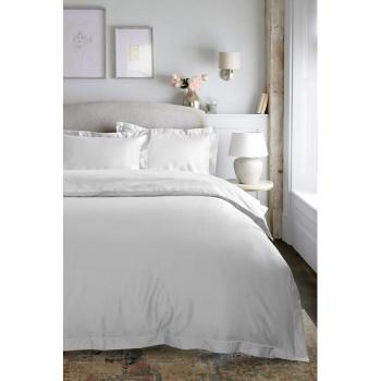 Luxe Oxford 300 Thread Count Cotton Sateen Duvet Set – Next White Edition