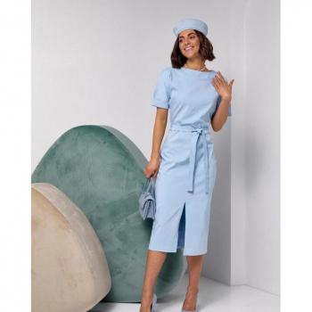 Midnight Azure Slip Dress – Isha Plus