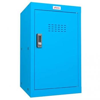 Phoenix Safe Co. Blue Cube Locker Size 3 with Electronic Lock