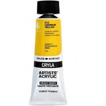 Professional Cadmium Yellow Acrylic 75 ml – Daler‑Rowney Cryla