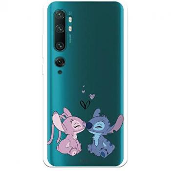 Custodia Clear Disney Xiaomi Mi Note 10 “Stitch & Angel”