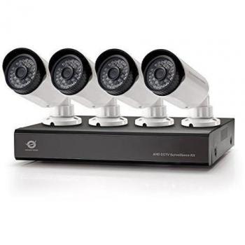 KIT VIDEOVIGILANCIA AHD CONCEPTRONIC 8 CANALES CON 4 CAMARAS Y GRABADOR HD WD PURPLE 4TB