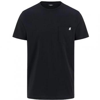 T-shirt K-Way manica corta blu