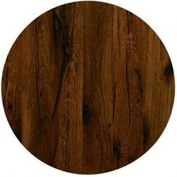 Vintage Oak Round Table Plate, 700 mm (Werzalit Plus)