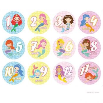 Bébé en Fête – Stickers Ventre 1 à 12 Mois