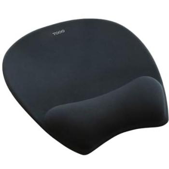 TQMP1002-B Alfombrilla de Ratón Ergo‑Viscosa TooQ – Reposamuñecas en Negro